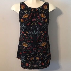 CAbi Legend Folklore pattern Blouse Top Style 3621